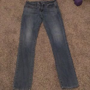 American Eagle Blue denim stretch skinny jeans